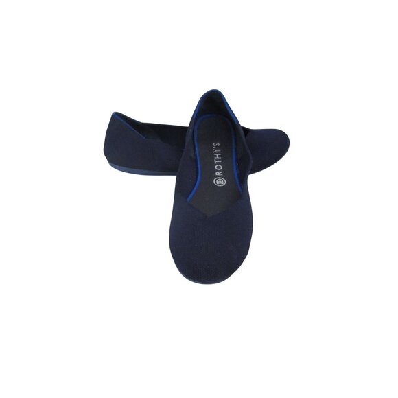 Rothys Maritime Navy Blue Halo Loafer Flats Size 10.5 - Picture 1 of 7